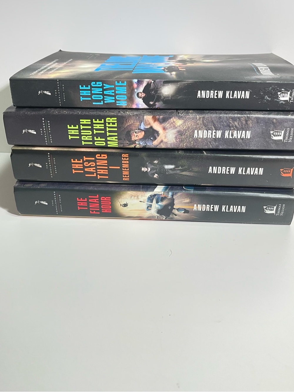Homelanders - Andrew Klavan  #1-4 Book Series 3 HD & 1 PB Christian Fantasy